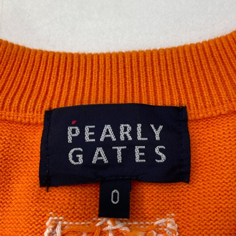 PEARLY GATES セーター サイズ0 オレンジ 【公式通販】