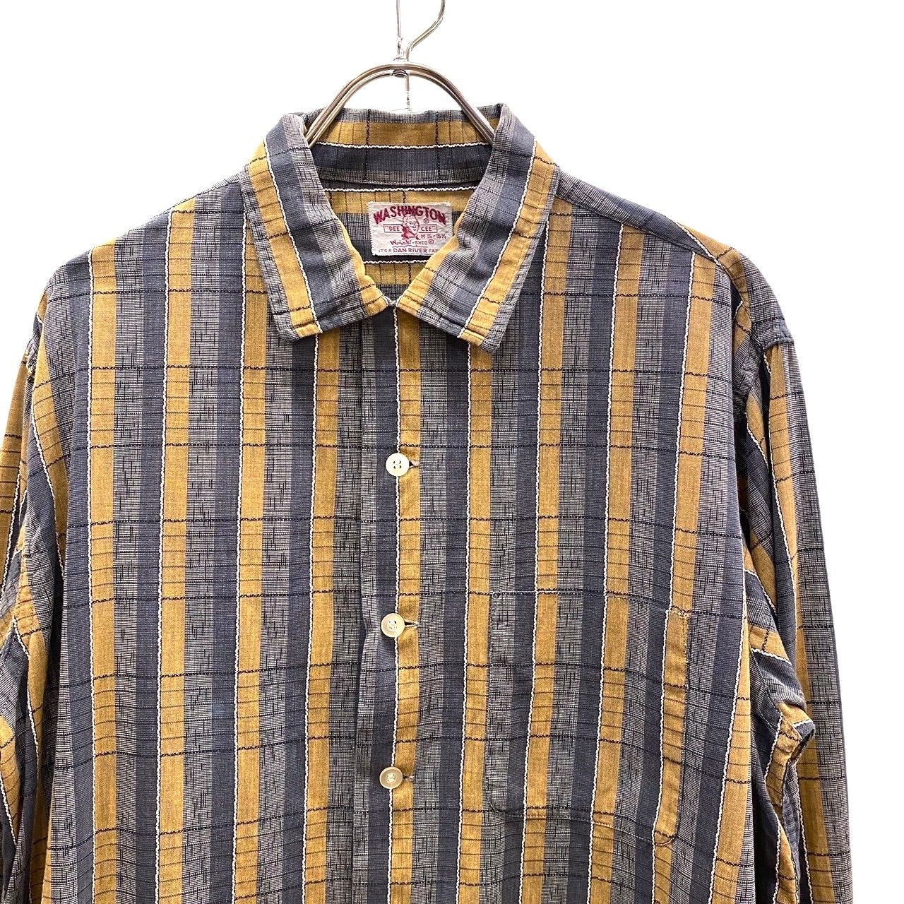 Amcrest 50s-60s ヴィンテージ 開襟 オープンカラーシャツ Amcrest 50s-60s ヴィンテージ 開襟 オープンカラーシャツ 50s