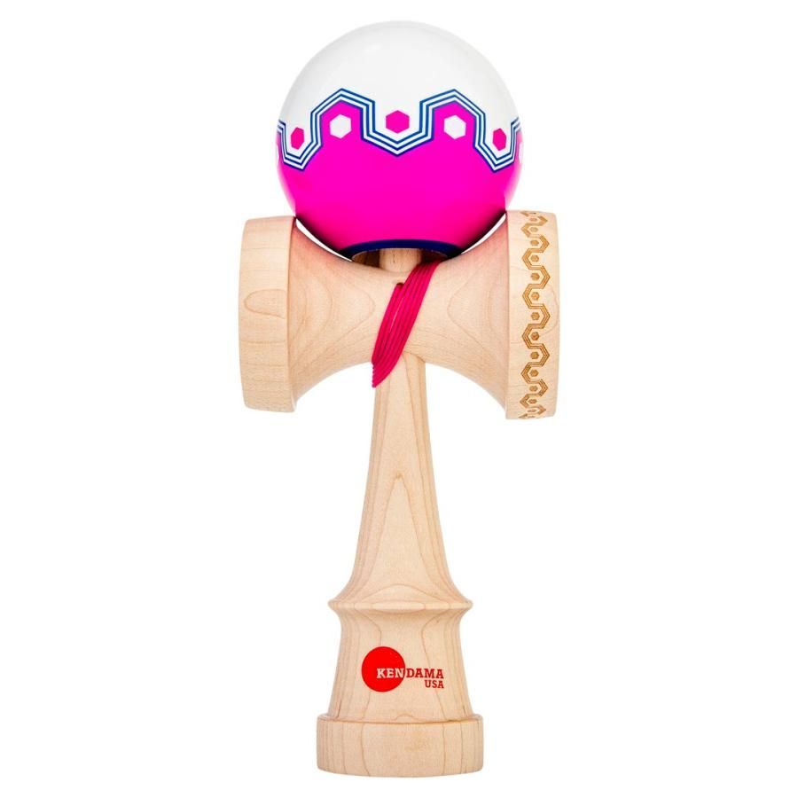 kendama　usa craft jet shape イスラエル玉　けん玉 けん玉通販 | KendamaUSA - KAIZEN ORIGAMI - White & Red - JET