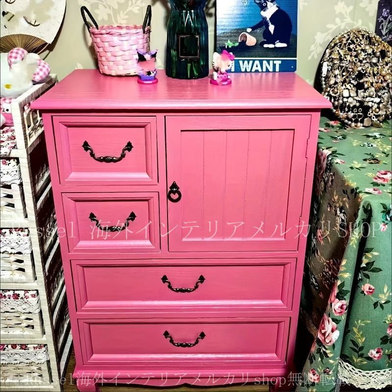 チェスト ピンク モダン おしゃれ かわいい インテリア 北欧 衣類