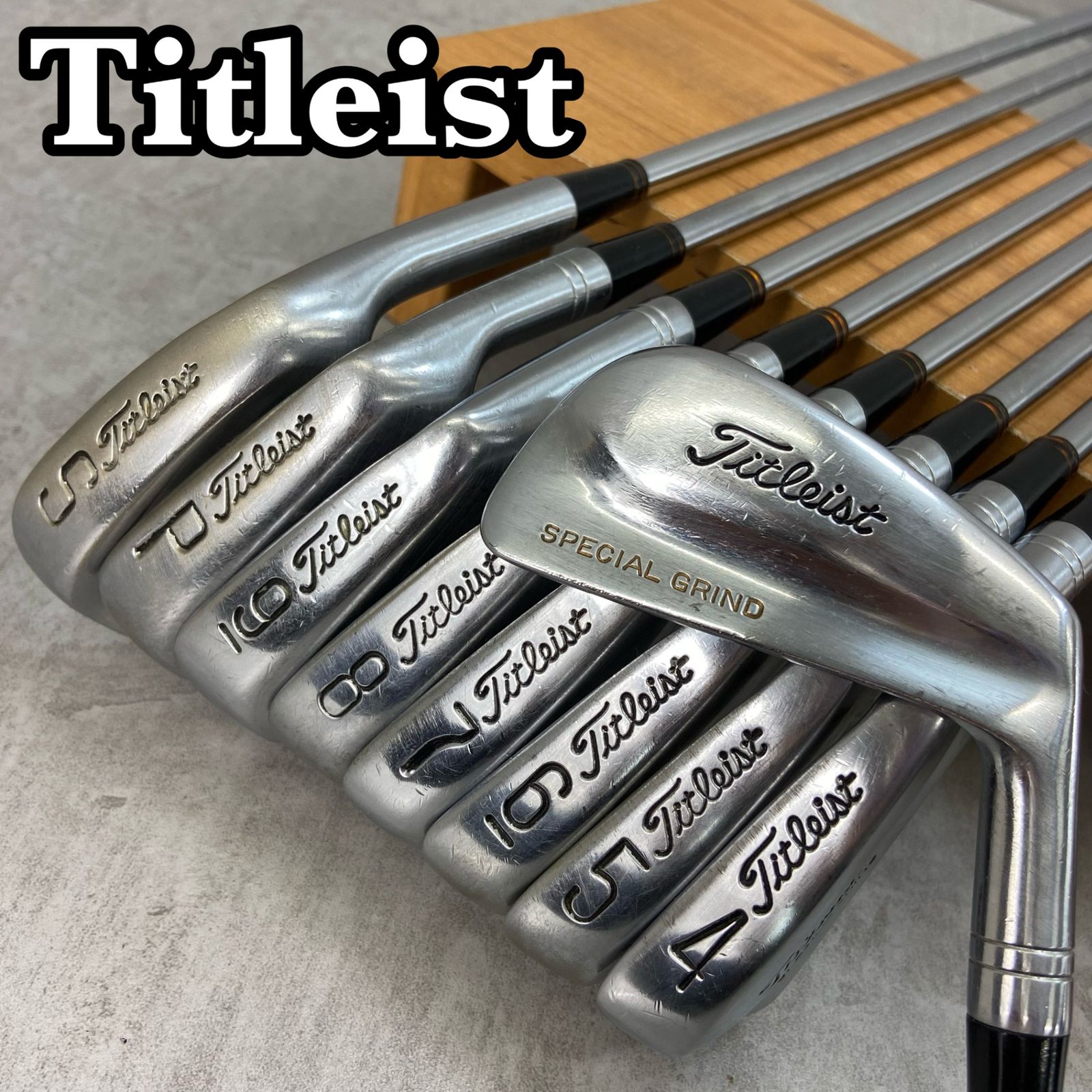 Titleist タイトリスト SPECIAL GRIND スぺシャルグラインド 50周年 メンズゴルフ アイアン9本セット スチール R 右利き用