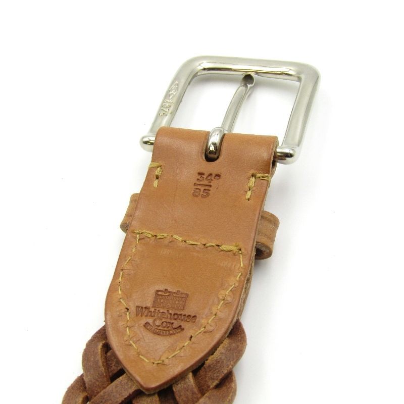 美品 Whitehouse Cox ホワイトハウスコックス メッシュベルト