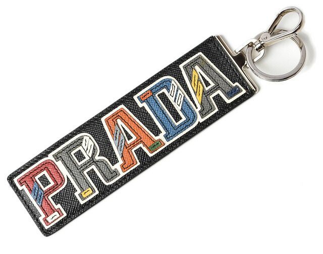 PRADA プラダ キーチャーム キーリング サフィアーノレザー