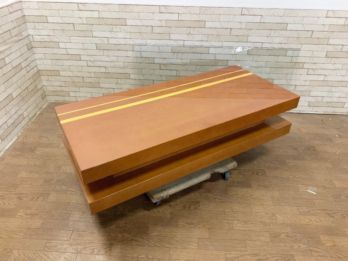 アンティーク家具 大理石正方形ローテーブル ヨーロッパ サイド