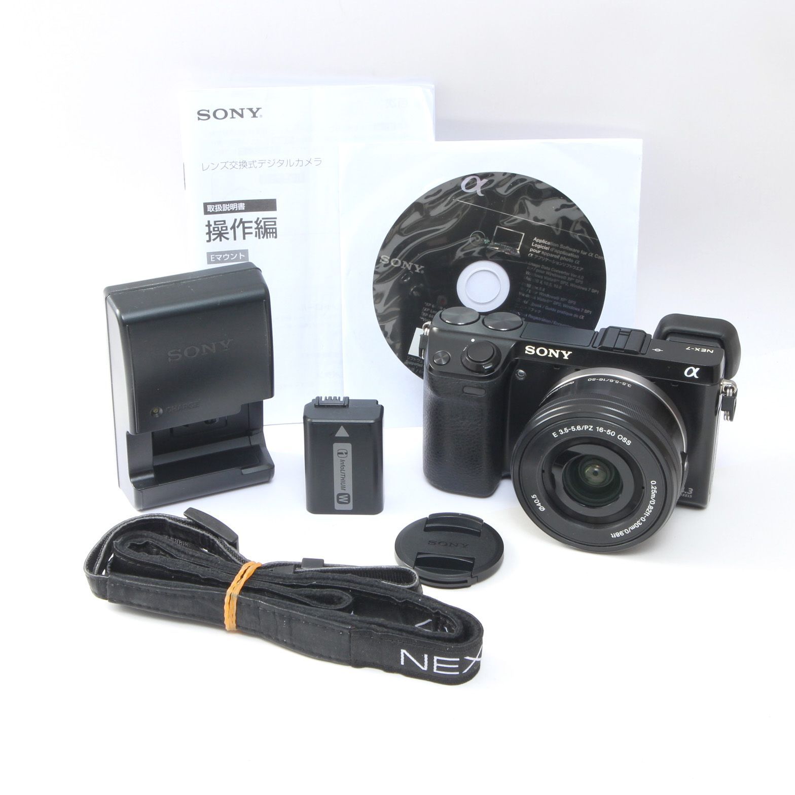 シャッター数6443回】 SONY ソニー α NEX-7 + E PZ 16-50mm F3.5