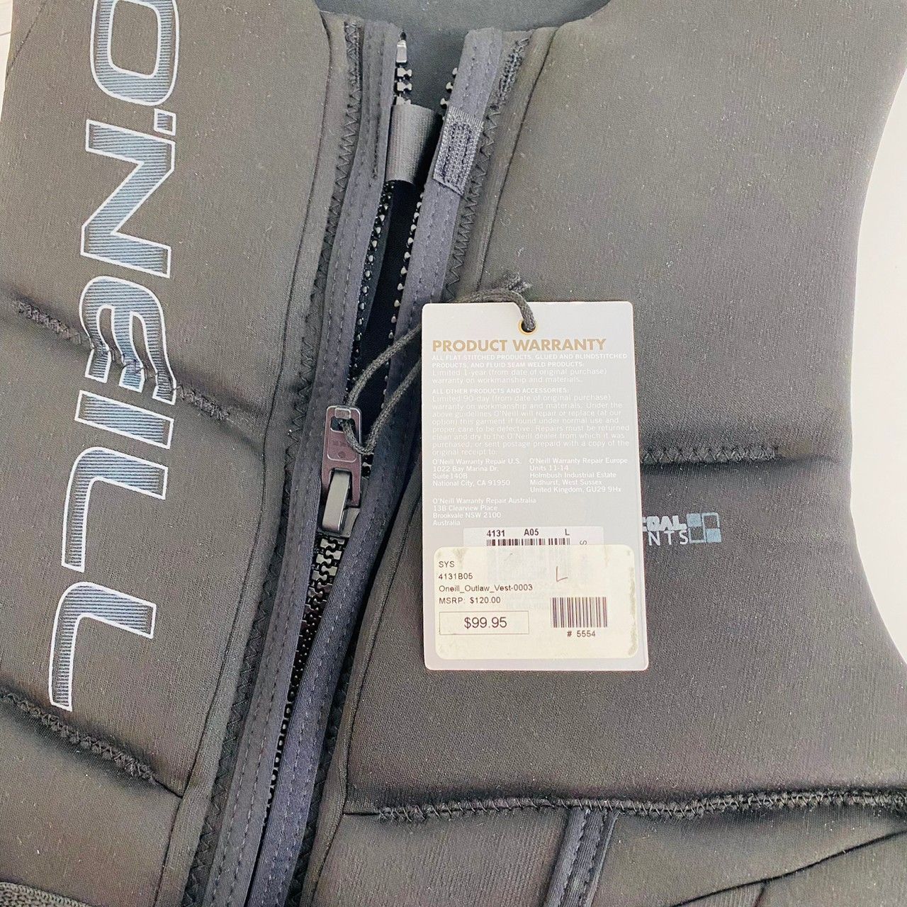 O'NEILL - オニール　ライフジャケット　ウェイクボード 新品】O'NEILL オニール ウェイクボード ライフジャケット