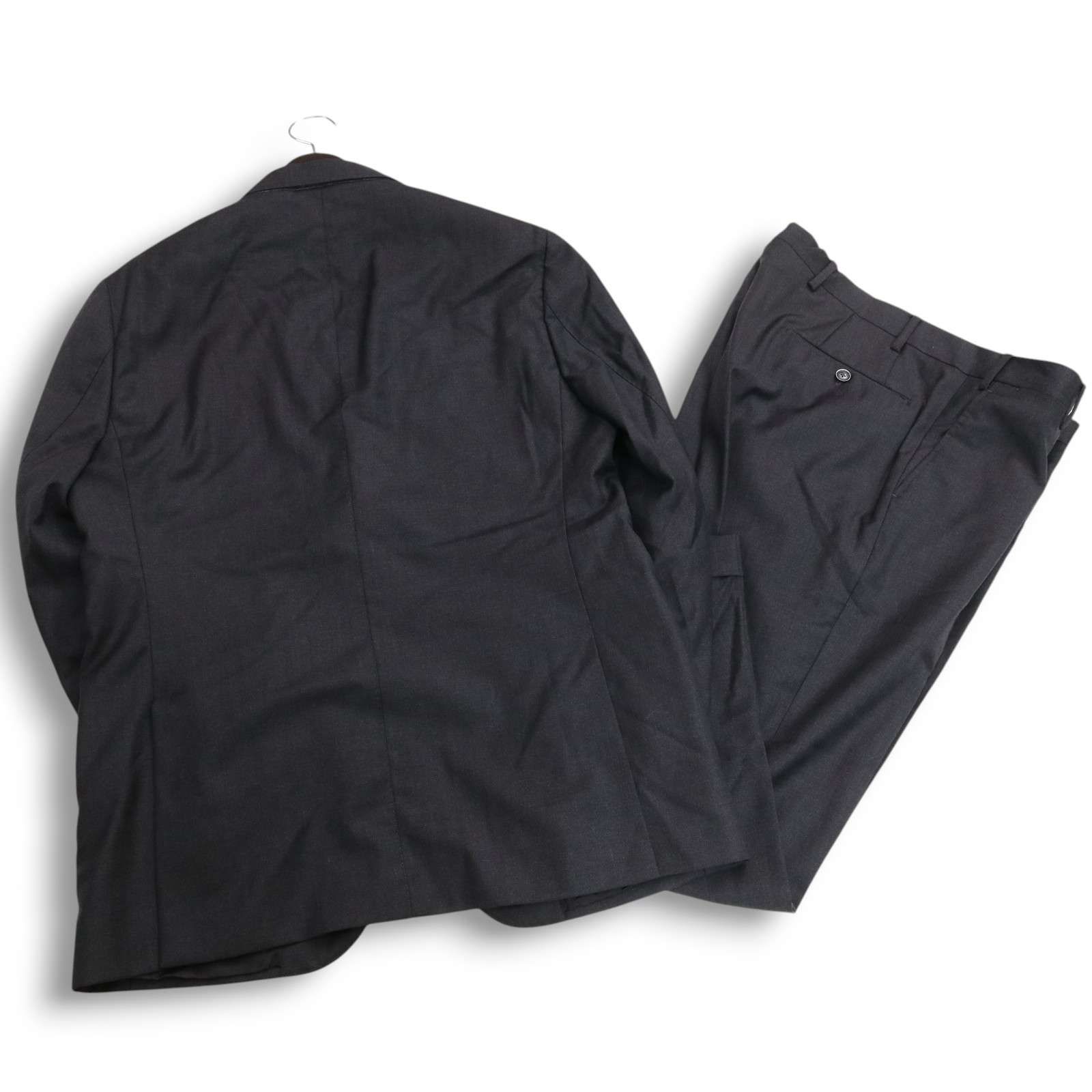 SARTORIA LATORRE サルトリア ラトーレ × EDIFICE 通年 カノニコ生地 セットアップ スーツ Sz.50 メンズ グレー