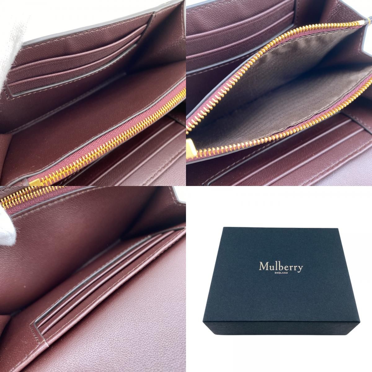 MULBERRYマルベリー ミディアム ダーリーウォレット ターンロック 二 