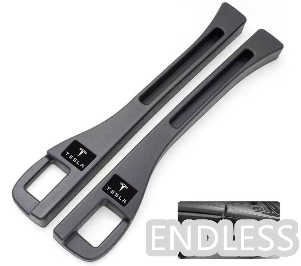 【新品未使用】テスラ 車用 シート隙間埋クッション 車用シート コンソール 隙間 クッション 小物入れ付き 車用隙間 クッシ