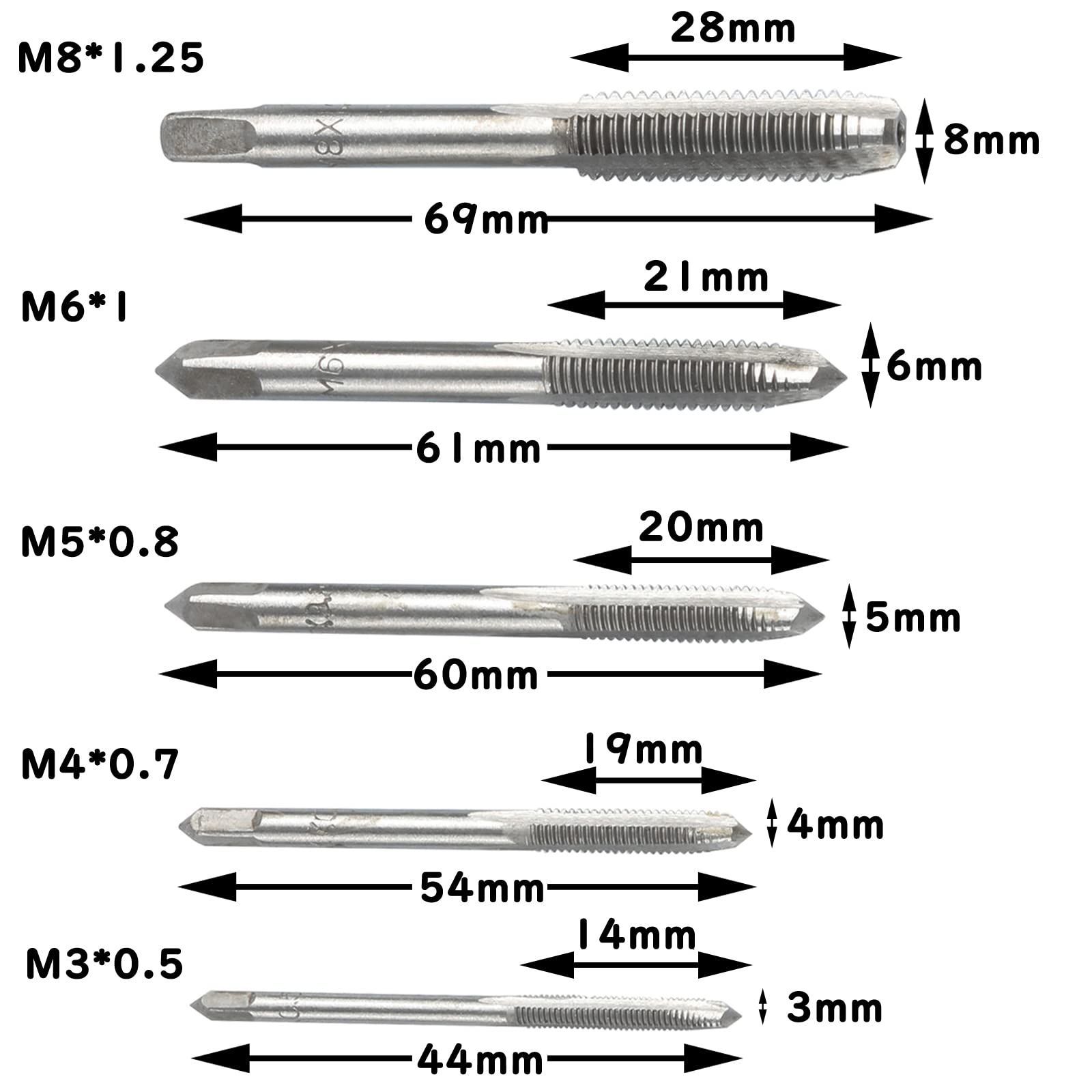 M4 M5 ハンドタッピング作業用M3 穴あけ 工具 セット M6 タップ M4 M5 ハンドタッピング作業用M3 穴あけ 工具 セット M6 タップ