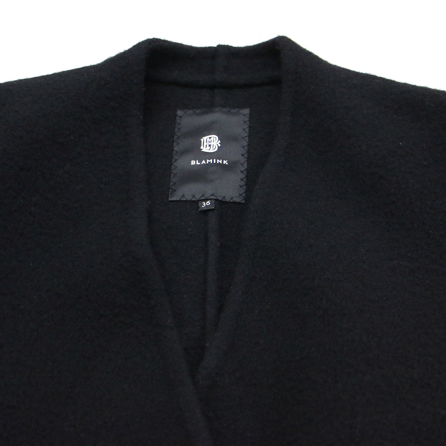 BLAMINK ブラミンク コート ブラック 黒 サイズ:36(S) | 23秋冬 ウール