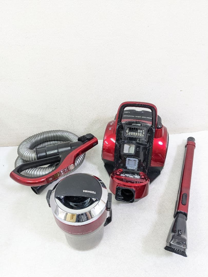 東芝 VC-SG514-R サイクロン式掃除機 2015年製 ヘッド無し - メルカリ