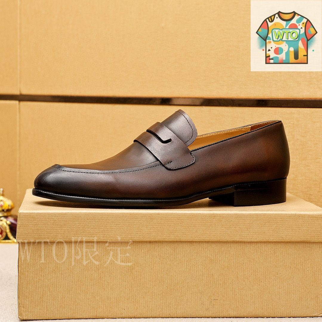 Yokan 　Berluti グラデーションレザーシューズ Berluti メンズ レザーシューズ05-1 - メルカリ