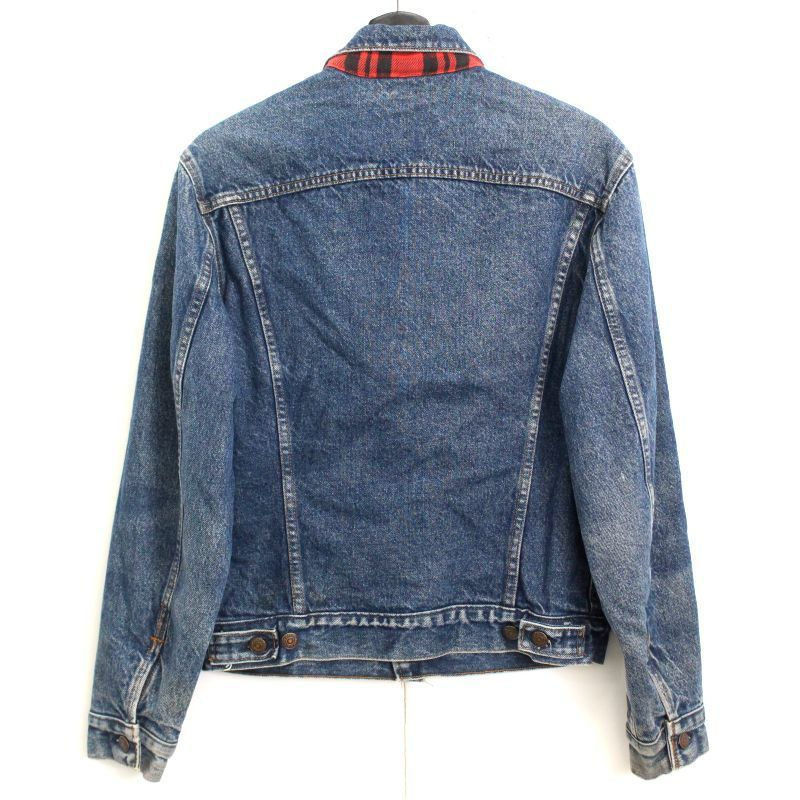 80s USA製 vintage Levi's 裏地ネル 70411 9316 デニム 80s USA製 vintage Levi's 裏地ネル 70411 9316 デニム