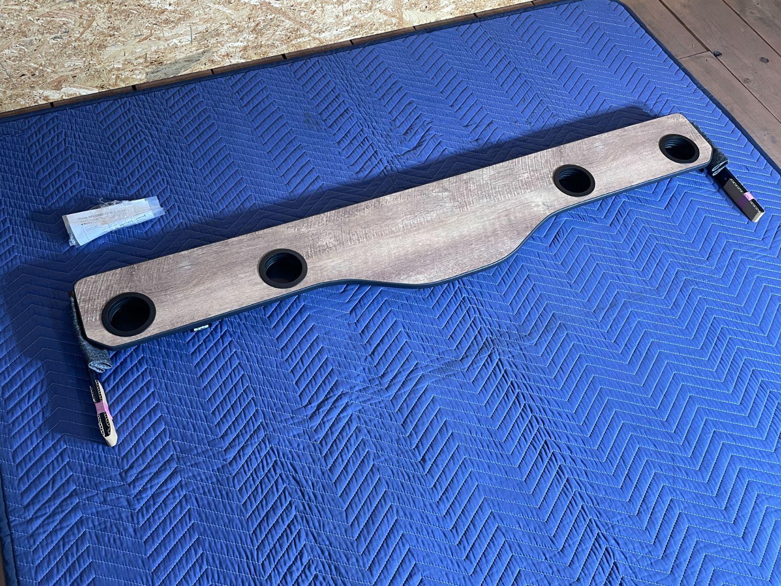 hyog ハイエース バン200系 標準S-GL ワイドS-GL 標準DX用 セカンドテーブル 硬質CFタイプ 跳ね上げ収納式 木目調フェアウッド