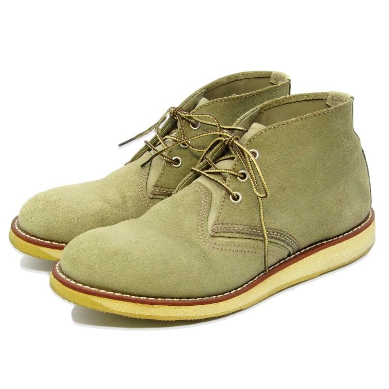 RED WING レッドウィング 3144 チャッカブーツ 8D カーキ 【公式 RED WING レッドウィング 3144 チャッカブーツ 8D カーキ 【公式