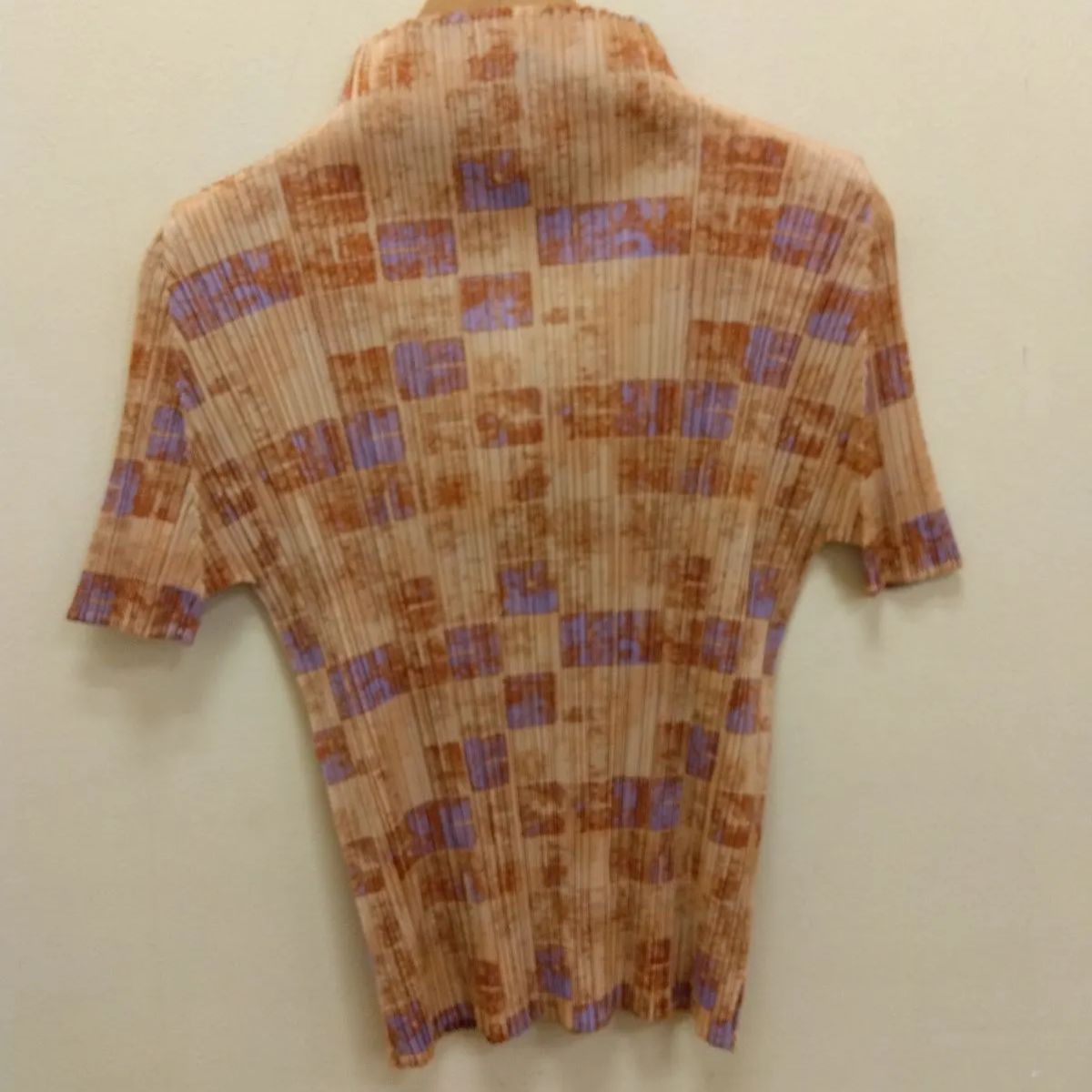 M14 イッセイミヤケ プリーツプリーズ 総柄 半袖カットソー サイズ3