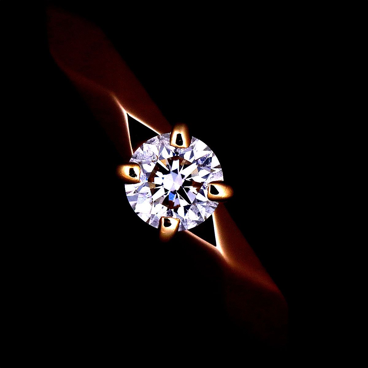 ブシュロン BOUCHERON ファセット ソリテール ダイヤ 0.22ct E