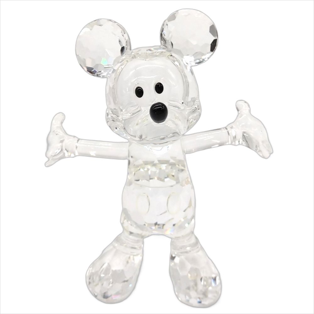 SWAROVSKI - スワロフスキー SWAROVSKI Disney ディズニー ミッキーマウス  オブジェ 置物 687414 クリア Mickey Mouse フィギュリン 【中古】 SWAROVSKI スワロフスキー ディズニー ミッキーマウス クリア