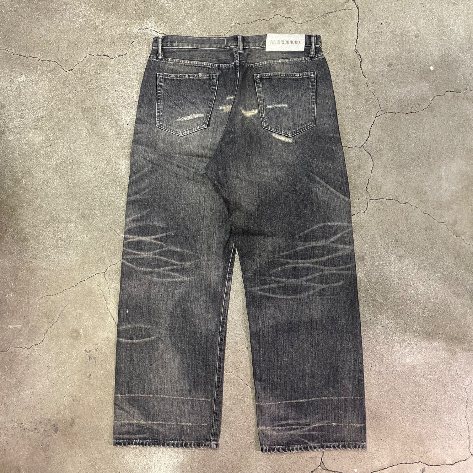 saby ブラック デニムjt 24aw NEIGHBORHOOD Savage Denim DP Wide Pants 
