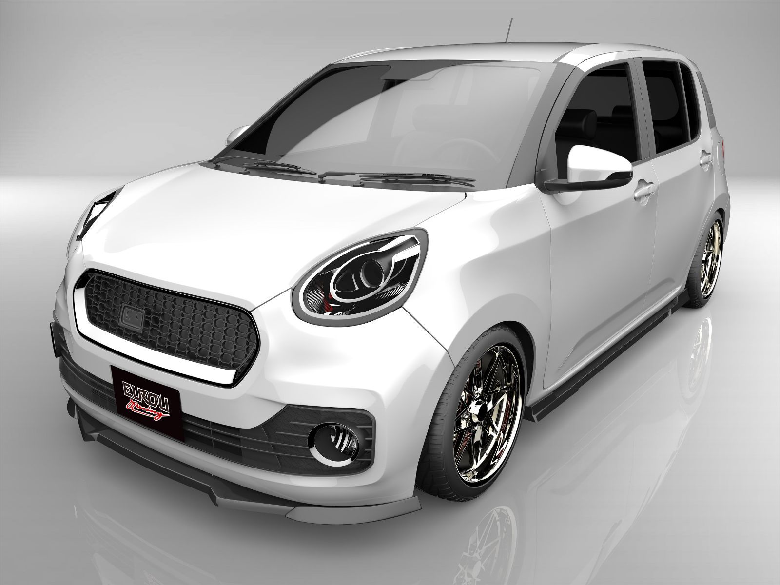 パッソ　Ｍ７００Ａ　モーダＧパッケージ　右フロントフェンダー　53811-B1250　カラー・グリーン パッソ Ｍ７００Ａ モーダＧパッケージ 右フロントフェンダー 53811