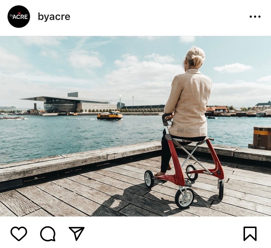 byACRE バイエーカー 歩行器 ストロベリーレッド byACRE（バイエーカー
