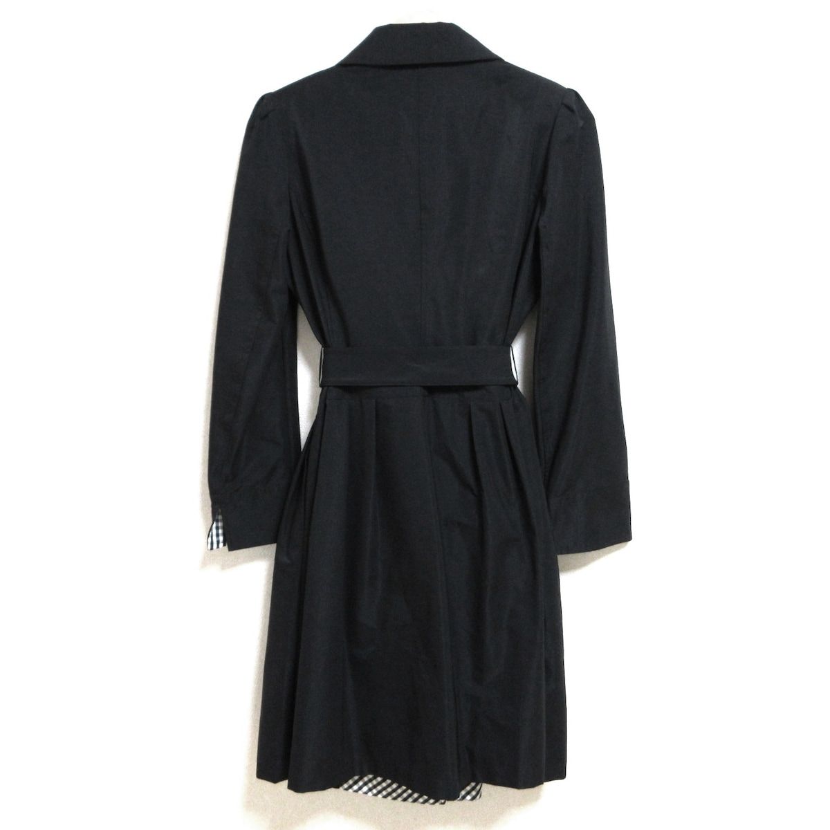 Rene(ルネ) コート サイズ38 M レディース美品 黒 フリンジ/花型ボタン  