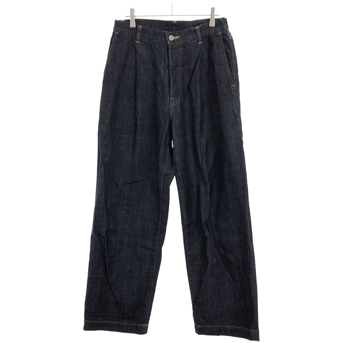 marka マーカ 21SS 1TUCK JEANS 10oz ORGANIC COTTON DENIM タックデニムパンツ インディゴ 2 M21B-09PT01C