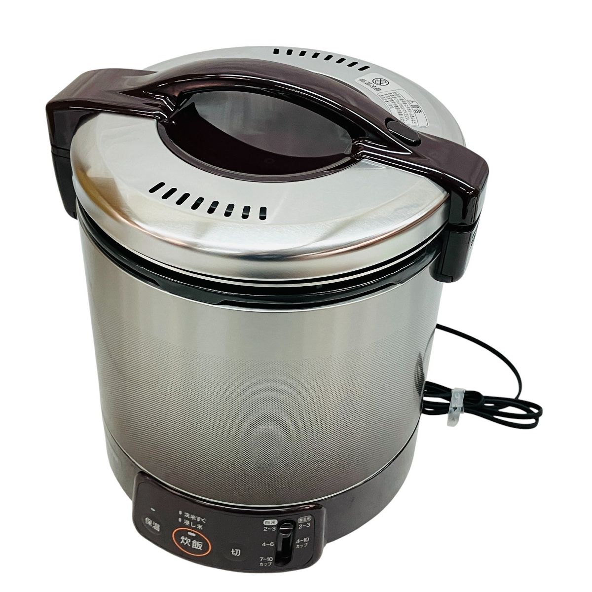 A849極美品❗️10合LPガスプロパン保温予約ジャータイマーリンナイガス炊飯器 A849極美品❗️10合LPガスプロパン保温予約ジャータイマー