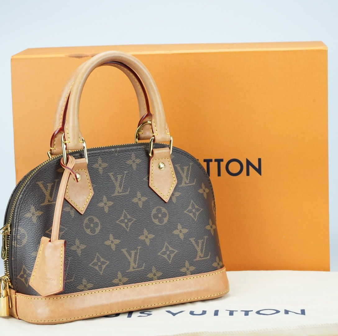 美品 LOUIS VUITTON ルイヴィトン アルマBB モノグラム 鍵・箱付