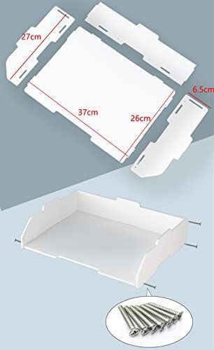 B4&横型4段 B4レターケース 卓上収納ラック 書類トレー ファイルラック