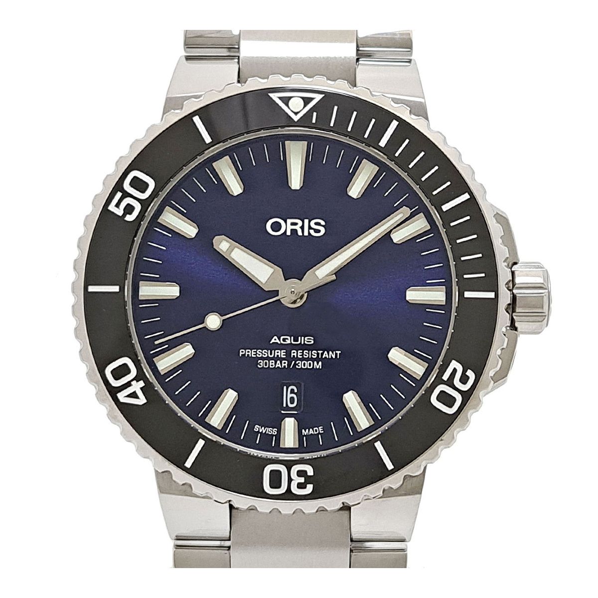 オリス アクイス デイト 733 7730 4135M 自動巻き ステンレススティール メンズ ORIS 時計