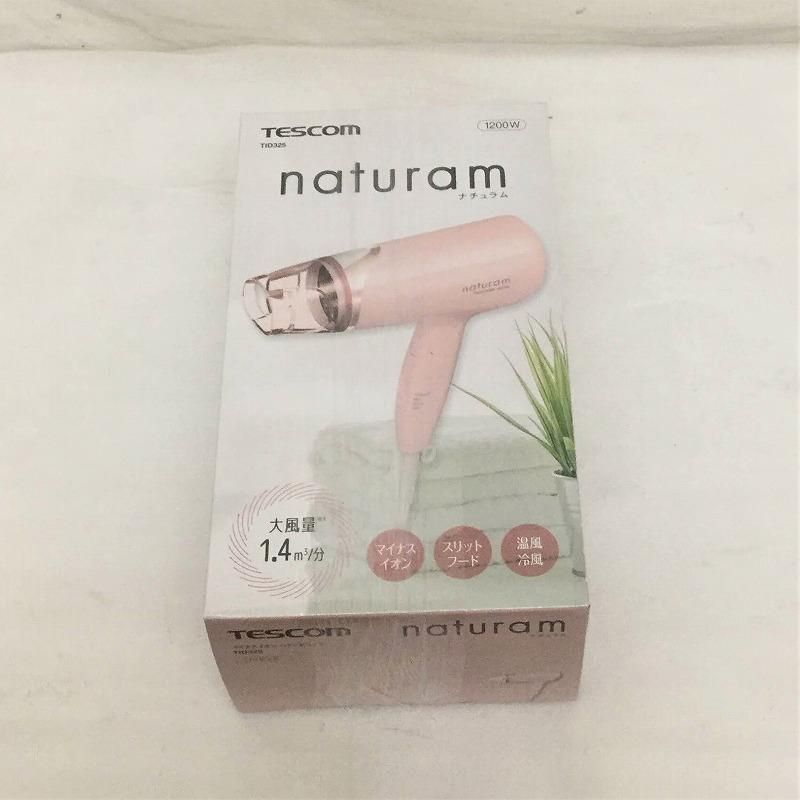 新品・未開封 テスコム マイナスイオンヘアードライヤー TID325 - 健康