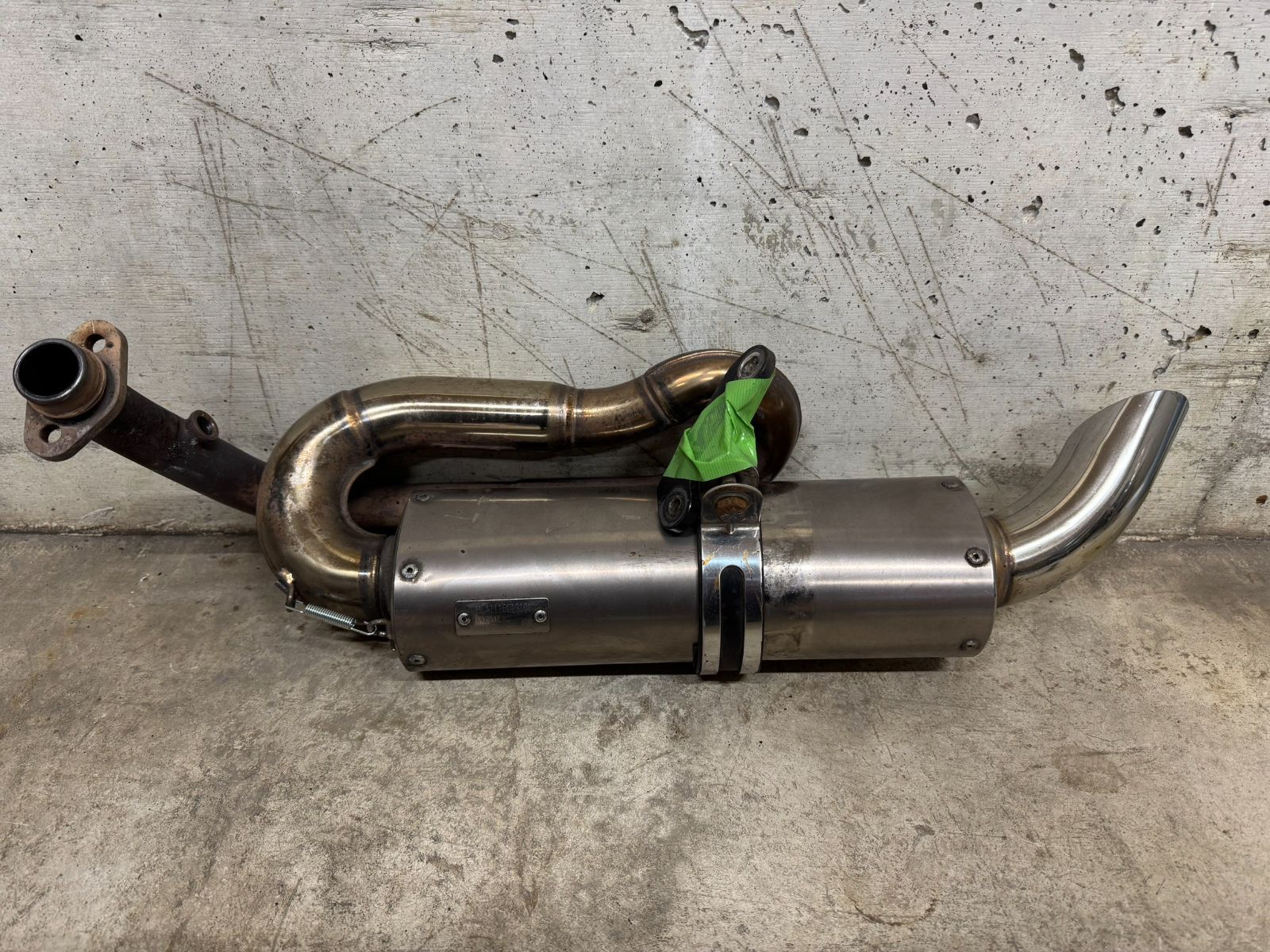 Z125Pro用 マフラー SUS DOWN TYPE-1 小傷あり 少走行 JMCA認定 YAMAMOTO レーシング