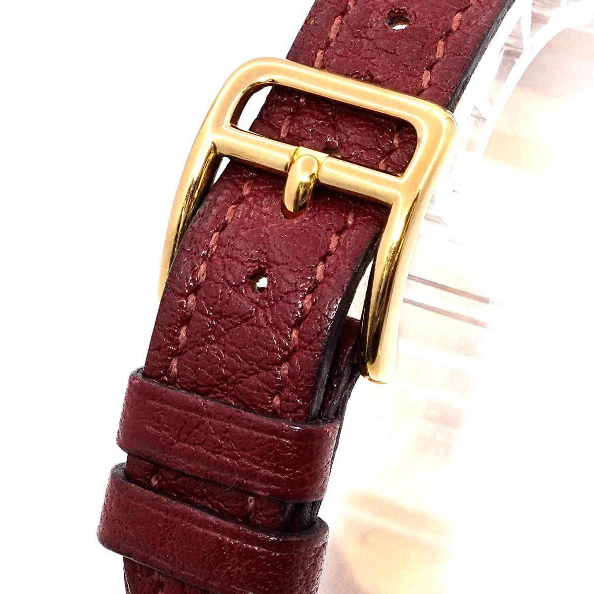 現状品 エルメス ケリーウォッチ ボルドー HERMES 現状品 エルメス