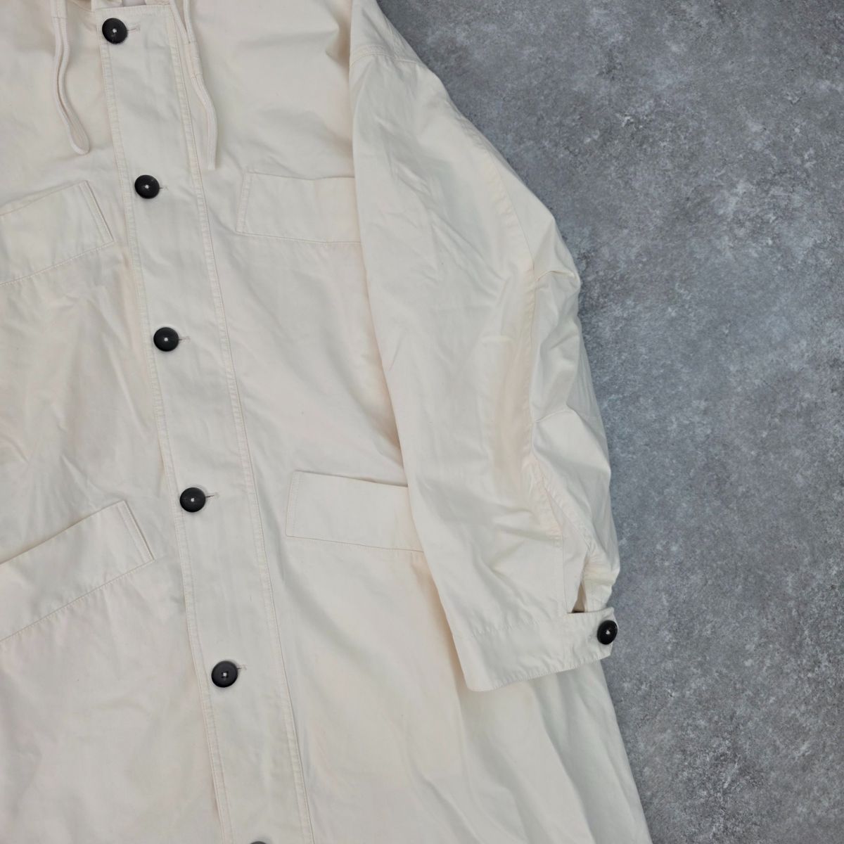 JIL SANDER ジルサンダー フーデットミリタリーコート オーバーサイズ 