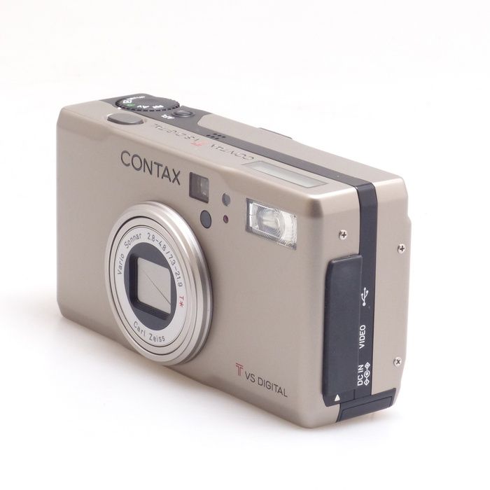 コンタックスCONTAX TVS DIGITAL(中古美品 中古】CONTAX コンタックス Tvs DIGITAL チタンブラック