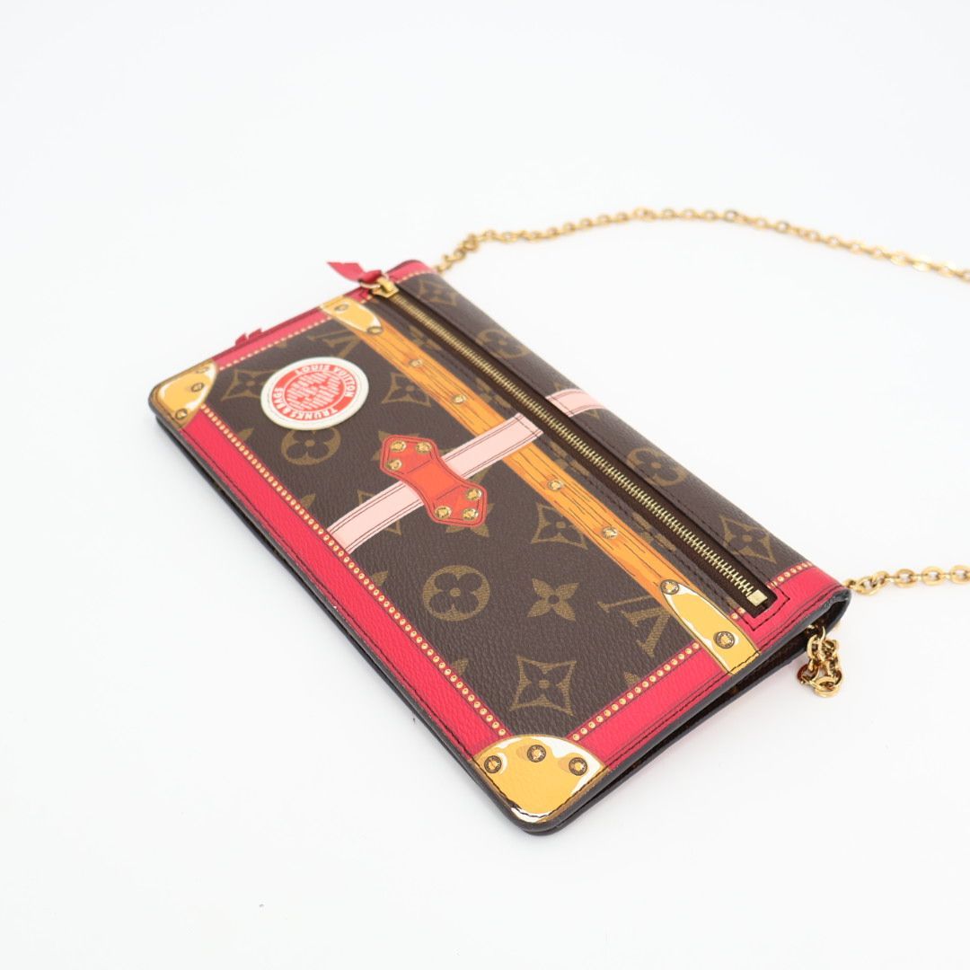 ルイヴィトン LOUIS VUITTON チェーンウォレット モノグラム