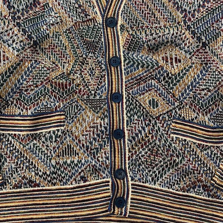 イタリア製 90s 00s MISSONI SPORT 長袖 カーディガン セーター