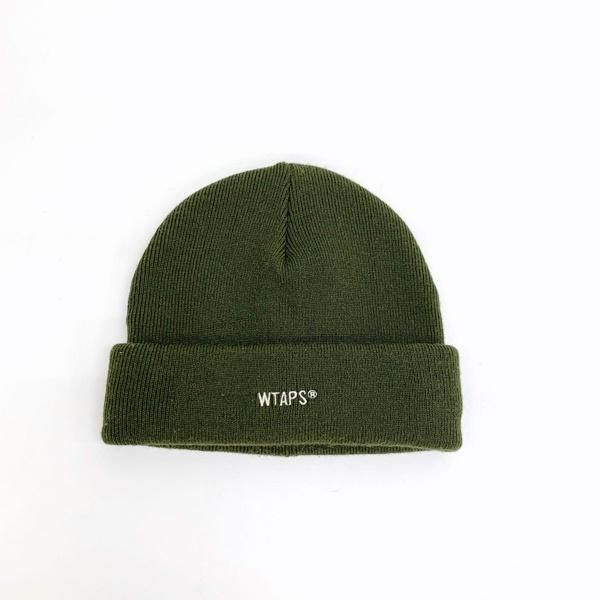 WTAPS ニット帽 ビーニー ニットキャップ 刺繍 202MADT-HT04