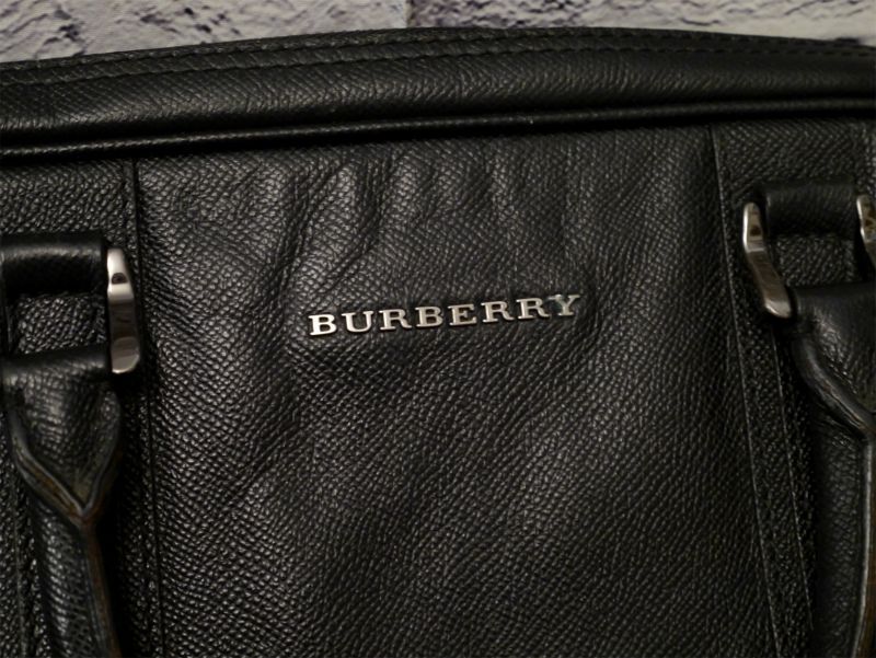 2018◇BURBERRY バーバリー A4対応 ビジネス可 サフィアーノ