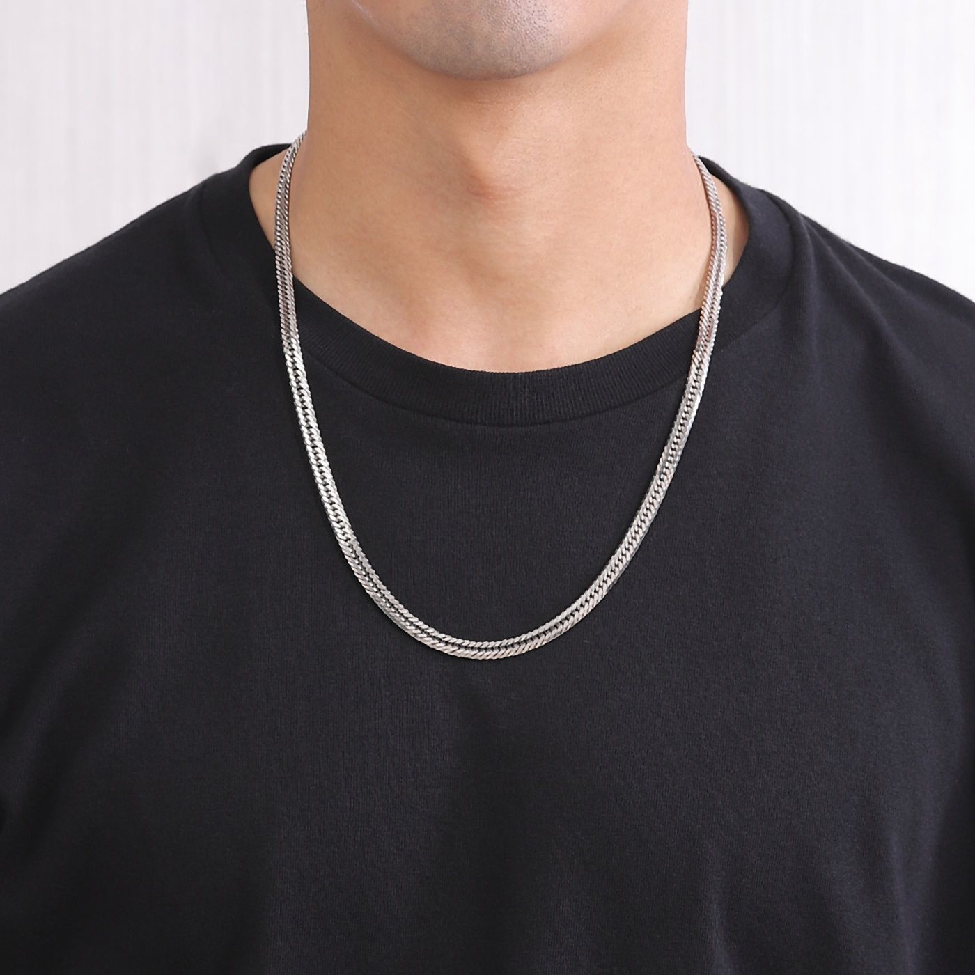 プラチナ 喜平ネックレス 12面トリプル 55g 55cm メンズ レディース 