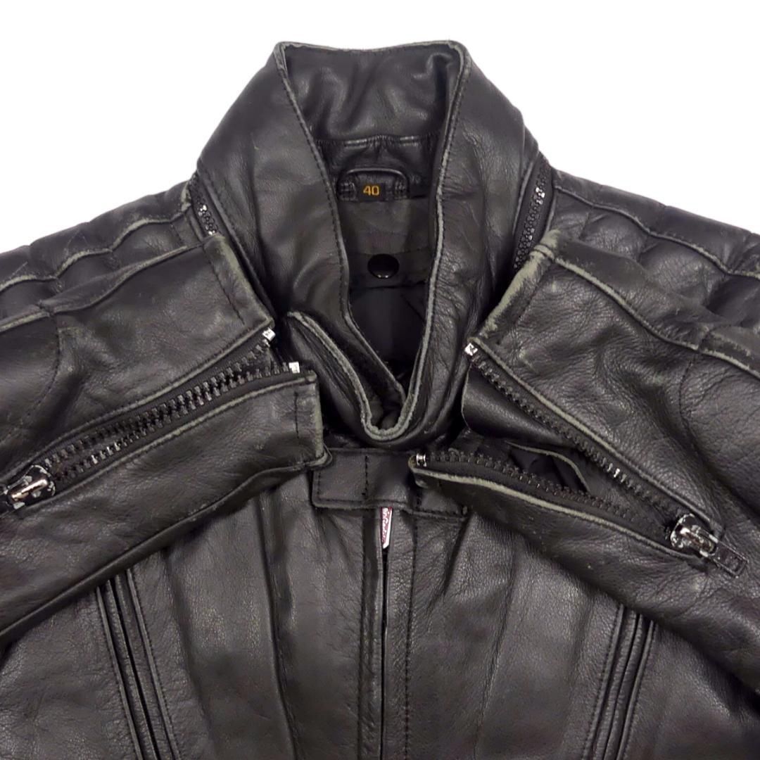 ハインゲリック ライダースジャケット レザー革 メッシュ ライナー HH9551 ハインゲリック ライダースジャケット レザー革 メッシュ ライナー