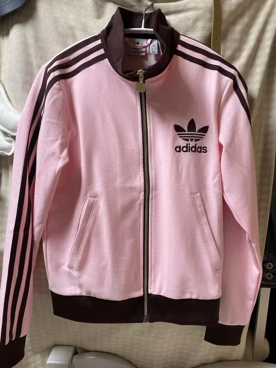 XS アディダス BECKENBAUER ベッケンバウアー ジャージ トラックジャージ ピンクシャドウブラウン