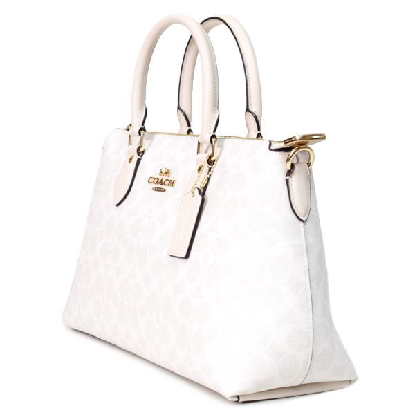 コーチ バッグ COACH コーティングキャンバス レザー シグネチャー  