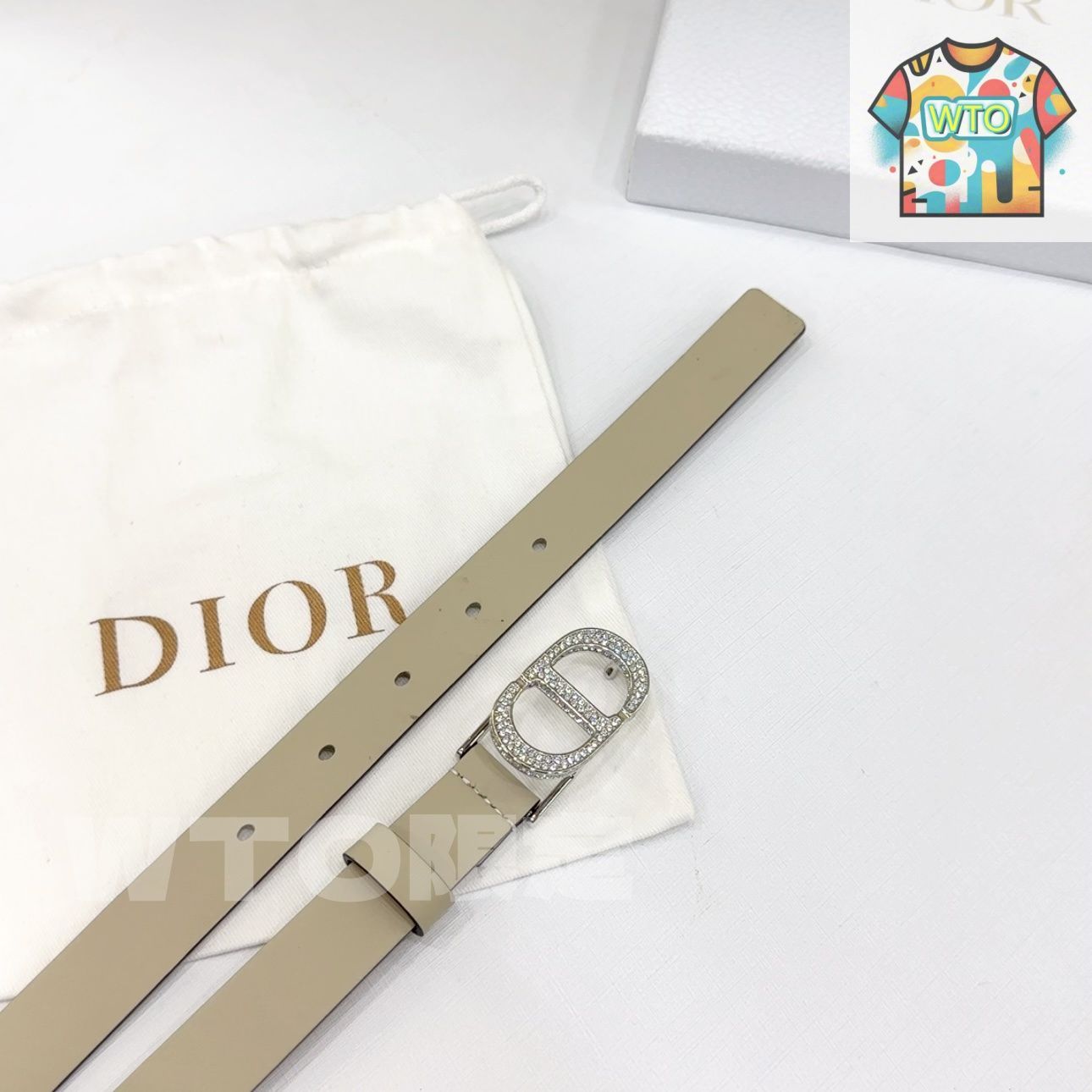 【エレガントに引き立てる♪】ディオール★ベルト Dior ディオール エレガント ファッションベルト07-2 - メルカリ