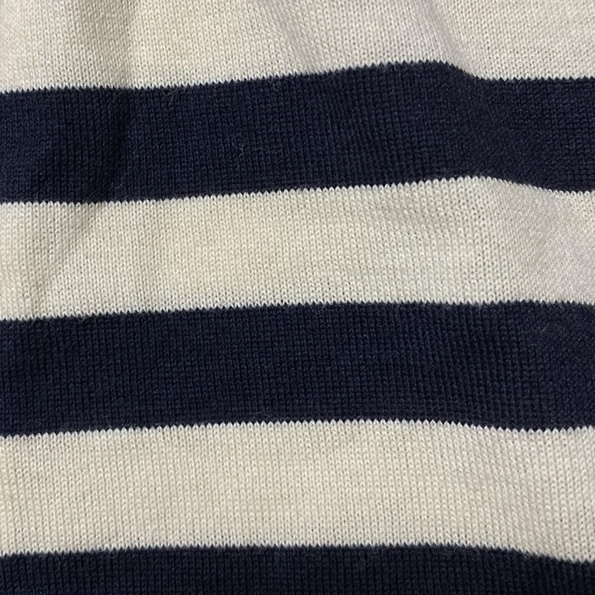  Burberry Blue Label バーバリーブルーレーベル タンクトップ サイズ38 M レディース - アイボリー×ダークネイビー ボーダー タンクトップ トップス