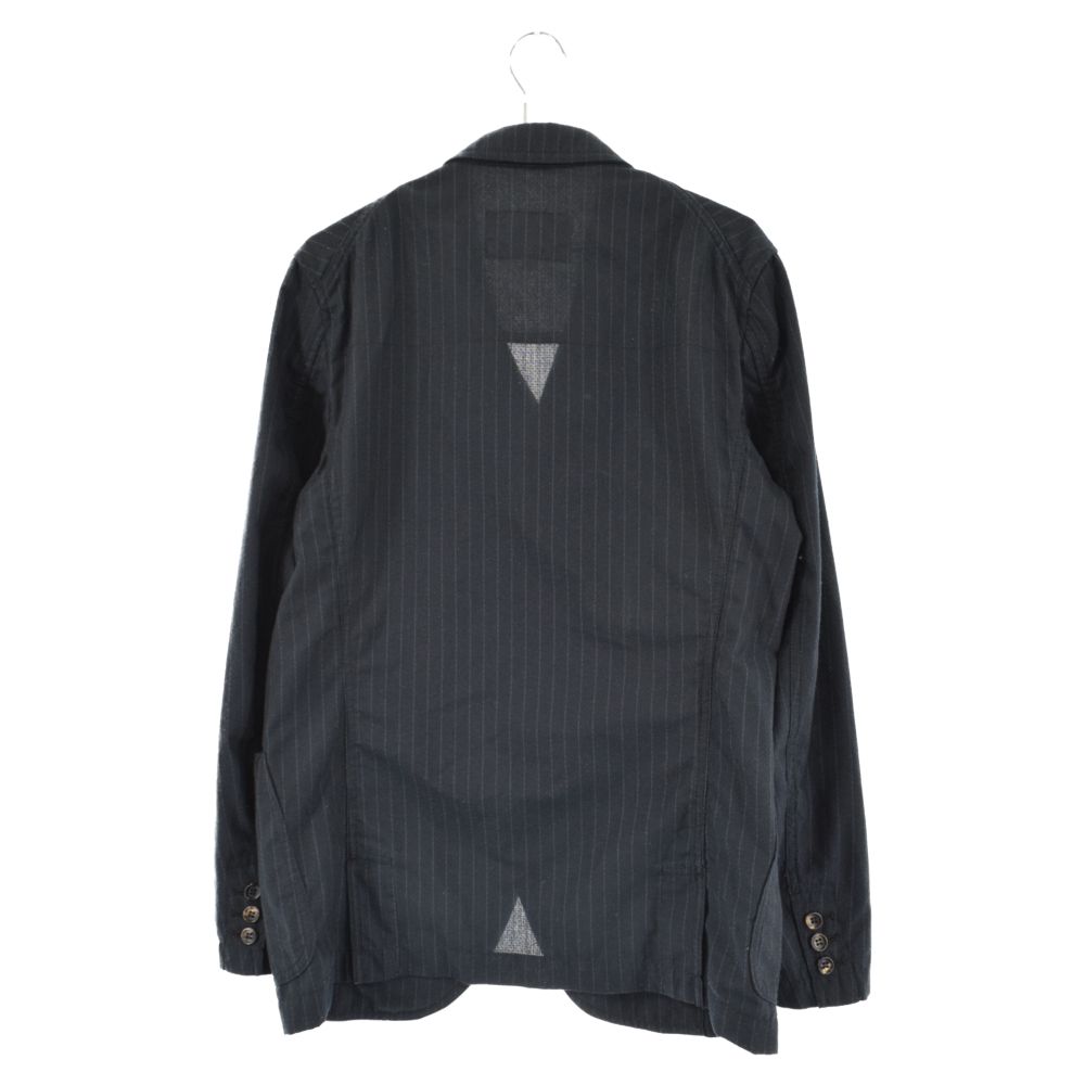 COMME des GARCONS HOMME DEUX (コムデギャルソン オムドゥ) 19SS Stripe Tailored Jacket  ストライプ テーラードジャケット ネイビー DC-J028 - メルカリ