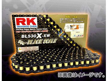 売れ筋 2輪 アールケー・エキセル/RK EXCEL シールチェーン BL