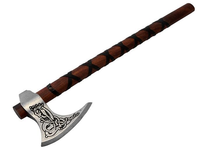 模造刀 バイキングアックス DENIX デニックス 605 60cm ブラウン シルバー レプリカ 剣 刀 ソード 西洋 コスプレ VIKING  AXE 斧 バイキング ミリタリー アーミー - メルカリ